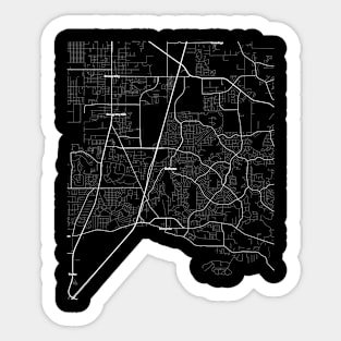 Deltona Florida Map | Map Of Deltona Florida | Deltona Map Sticker